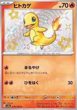 Charmander - Shiny Treasure ex #210