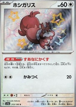 Skwovet - Shiny Treasure ex #313