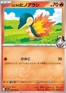 Ethan's Cyndaquil Heat Wave Arena #15