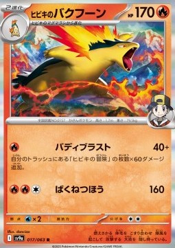 Ethan's Typhlosion Heat Wave Arena #017