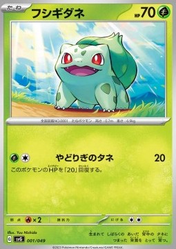 Bulbasaur Venusaur &amp; Charizard &amp; Blastoise Special Deck Set ex #001