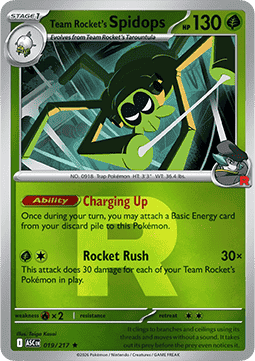 Team Rocket's Spidops Ascended Heroes: Additionals #019