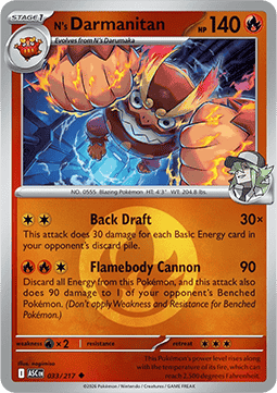 N's Darmanitan Ascended Heroes: Additionals #033