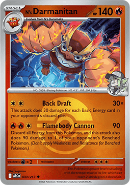 N's Darmanitan Ascended Heroes: Additionals #033
