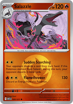 Salazzle - Ascended Heroes: Additionals #035