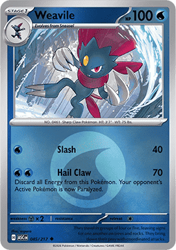 Weavile - Ascended Heroes: Additionals #045