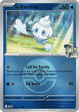 N's Vanillite Ascended Heroes: Additionals #049