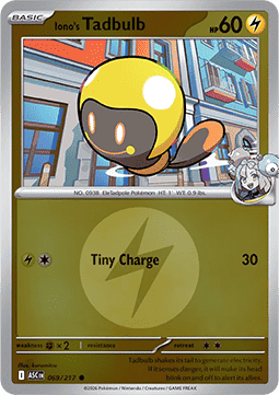 Iono's Tadbulb Ascended Heroes: Additionals #069