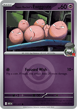 Team Rocket's Exeggcute Ascended Heroes: Additionals #077