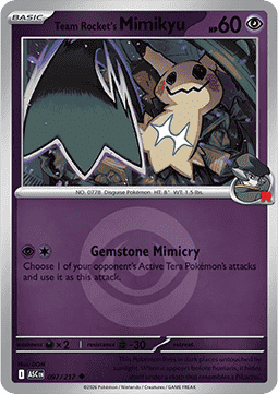 Team Rocket's Mimikyu Ascended Heroes: Additionals #097