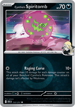 Cynthia's Spiritomb Ascended Heroes: Additionals #133