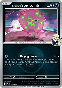 Cynthia's Spiritomb Ascended Heroes: Additionals #133