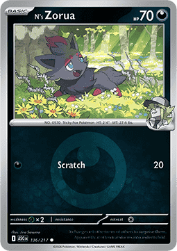 N's Zorua Ascended Heroes: Additionals #136