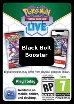 Live Code Card (Booster) Black Bolt: Additionals #