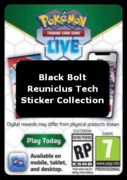 Live Code Card (Reuniclus Tech Sticker Collection) Black Bolt: Additionals #
