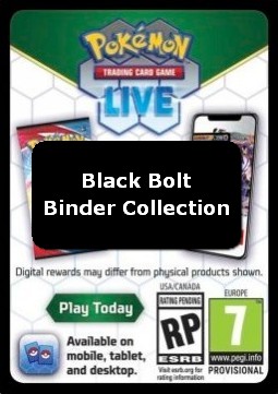 Live Code Card (Binder Collection) Black Bolt: Additionals #