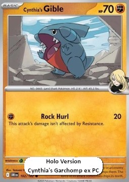 Cynthia's Gible Destined Rivals: Additionals #102