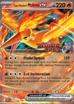 Team Rocket's Moltres ex Destined Rivals: Additionals #031