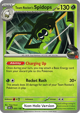 Team Rocket's Spidops Destined Rivals: Additionals #020