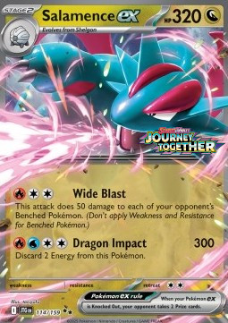 Salamence ex - Journey Together: Additionals #114