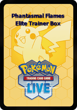 Phantasmal Flames Live Code Card: Elite Trainer Box Phantasmal Flames: Additionals #