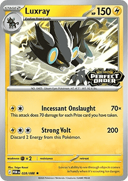 Luxray - Perfect Order: Additionals #028