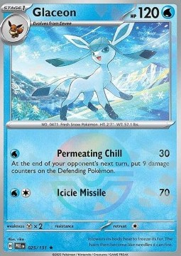Glaceon - Prismatic Evolutions: Additionals #025