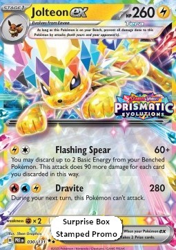Jolteon ex Prismatic Evolutions: Additionals #030