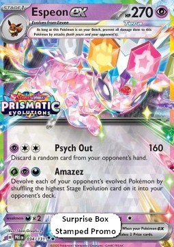 Espeon ex Prismatic Evolutions: Additionals #034