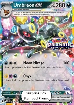 Umbreon ex Prismatic Evolutions: Additionals #060
