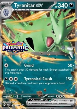 Tyranitar ex - Prismatic Evolutions: Additionals #064