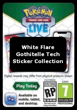 Live Code Card (Gothitelle Tech Sticker Collection) White Flare: Additionals #