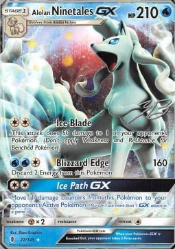 Alolan Ninetales GX Guardians Rising #