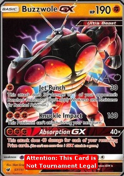 Buzzwole GX Crimson Invasion #
