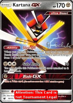 Kartana GX Crimson Invasion #