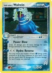 Team Aqua's Walrein [Reverse Holo] Pokemon Double Crisis #5/34