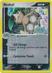 Nuzleaf [Reverse Holo] Pokemon Crystal Guardians #39